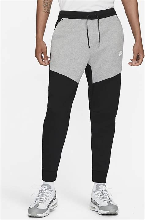 grijze nike tech broek heren|nike tech broek zwart.